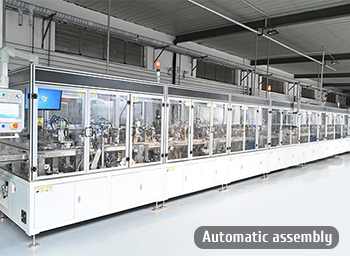 Conjunto automático de bloqueo de mortaja