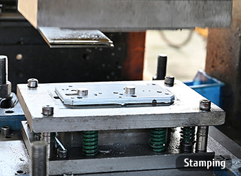 Estampado de la caja de bloqueo