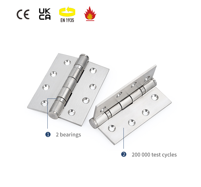 Bisagra para puerta de acero inoxidable 4353