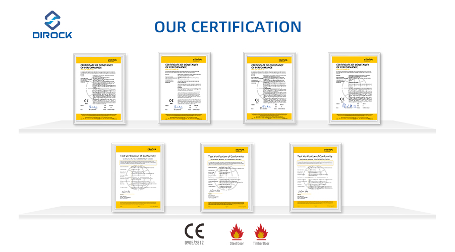 Certificaci&oacute;n CE de herrajes para puertas cortafuegos DIROCK