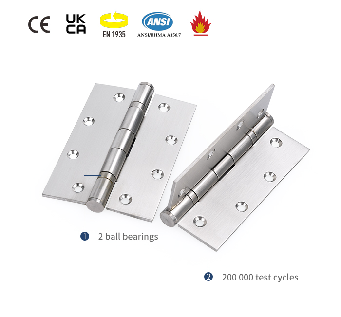 Bisagra para puerta de acero inoxidable 5353