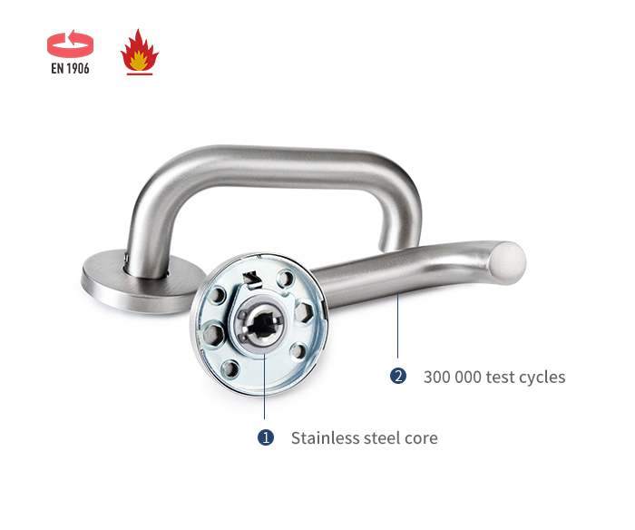 Detalles de manija de palanca de acero inoxidable de grado 4 (1)