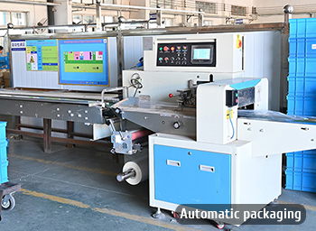 Embalaje autom&aacute;tico de bloqueo de mortaja