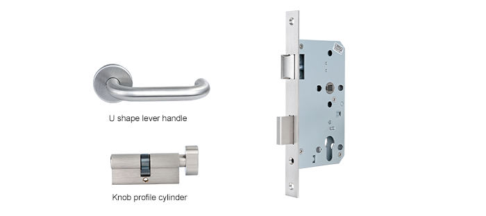 Juego de cerradura de embutir