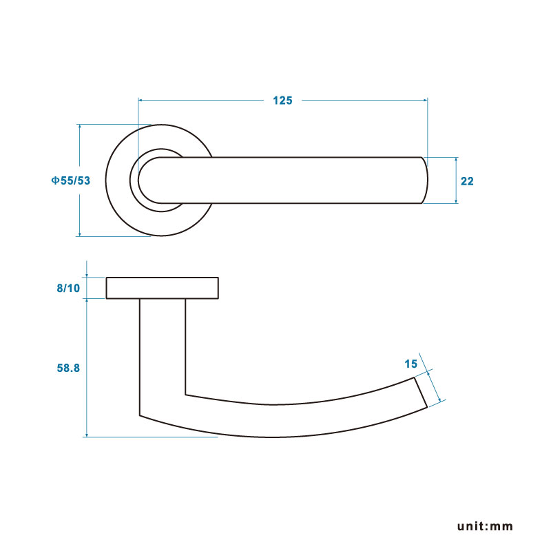 Mango de palanca SS4005