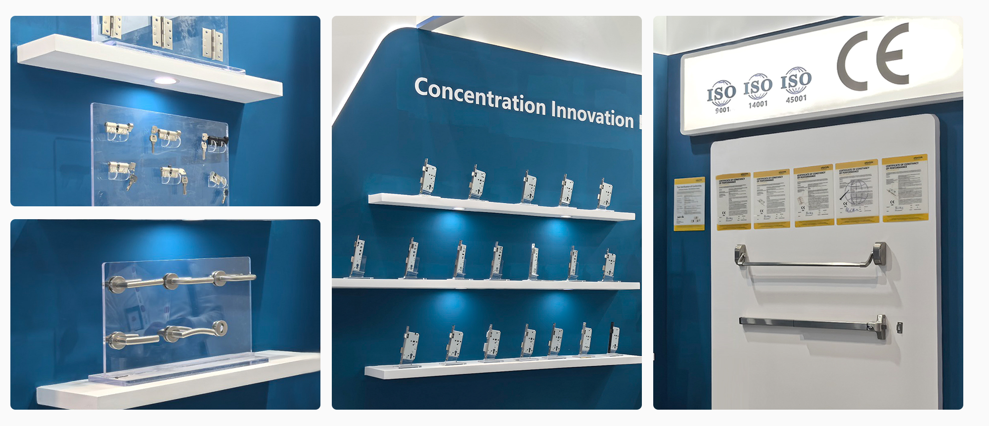 Se exhibe la gama DIROCK de soluciones de herrajes para puertas resistentes al fuego y con certificaci&oacute;n CE