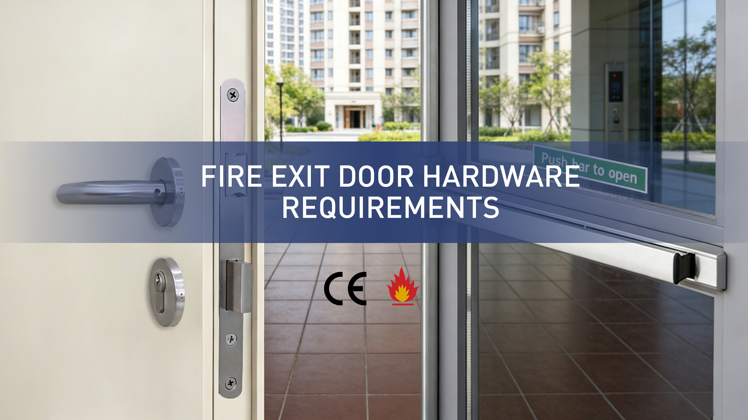 Requisitos de hardware para puertas de salida de incendios